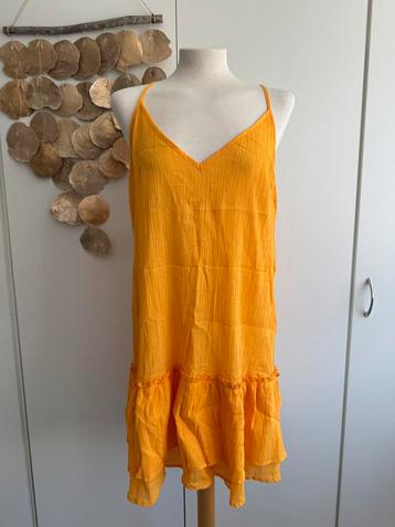 NIEUW > Oranje Livera (strand) Jurkje / Maat L-XL beschikbaar voor biedingen