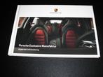 Porsche Exclusive Manufaktur. Uitgebreide individualisering, Ophalen of Verzenden, Zo goed als nieuw, Porsche