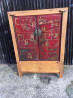 Chinese bruidskast chinees oosterse kast handbeschilderd, Huis en Inrichting, Kasten | Overige, Verburgt Vintage, Gebruikt, Ophalen of Verzenden