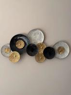 Wanddecoratie Kwantum goud zwart wit, Huis en Inrichting, Woonaccessoires | Wanddecoraties, Ophalen, Zo goed als nieuw