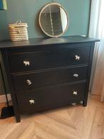 Commode zwart ikea, Huis en Inrichting, Ophalen of Verzenden, Zo goed als nieuw, 50 tot 75 cm, Minder dan 100 cm