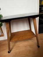 Vintage serveerwagen/ bijzettafel met wieltjes, Antiek en Kunst, Antiek | Meubels | Tafels, Ophalen