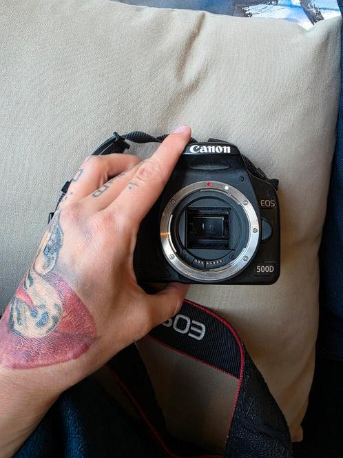 Canon EOS 500D + EF 75-300mm f/4-5.6 III Lens, Audio, Tv en Foto, Fotocamera's Digitaal, Gebruikt, Canon, 8 keer of meer, Ophalen of Verzenden