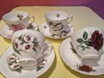 4 mooie kop en schotel van Crown royal, Huis en Inrichting, Keuken | Servies, Gebruikt, Ophalen of Verzenden, Overige stijlen