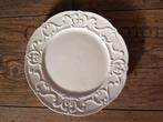 Bord countryfield crème met sierrand, Nieuw, Ophalen of Verzenden, Bord(en), Effen