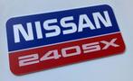 NISSAN 240 ZX  reclamebord kunststof 30x15, Ophalen of Verzenden, Zo goed als nieuw, Auto's