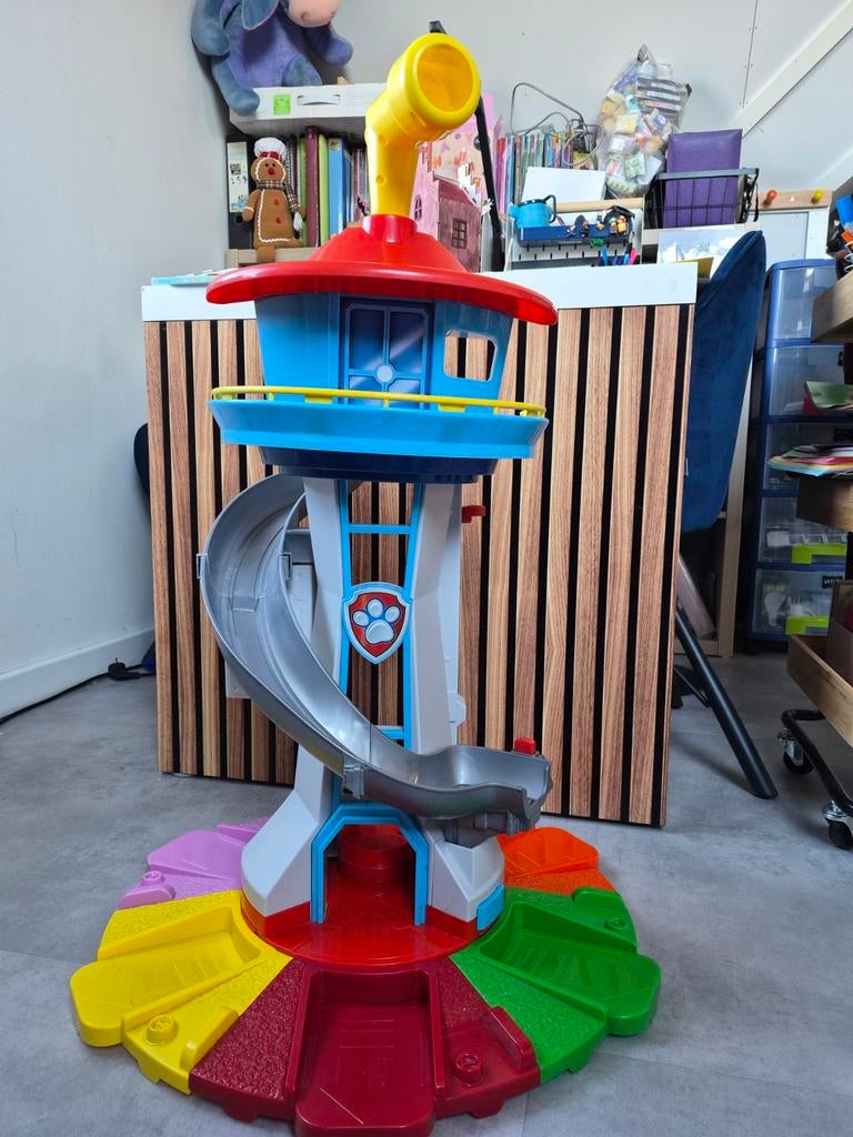 Pawpatrol uitkijktoren xl, Kinderen en Baby's, Speelgoed | Actiefiguren, Ophalen, Zo goed als nieuw