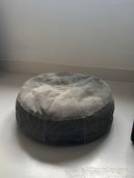 Grijze poef / zitzak sissy boy, Ophalen, Gebruikt, Rond, Stof