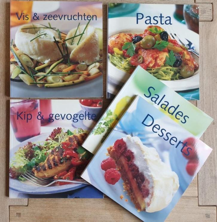 SERIE 5 prachtige KOOKBOEKEN diverse thema's, Boeken, Kookboeken, Zo goed als nieuw, Overige gebieden, Ophalen of Verzenden