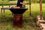 Cortenstaal Barbecue van Malieque, Tuin en Terras, Houtskoolbarbecues, Ophalen of Verzenden, Nieuw, Malieque, Met accessoires