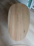 Eiken houten salontafel, Huis en Inrichting, Tafels | Eettafels, 100 tot 150 cm, Eikenhout, Zo goed als nieuw, Ovaal