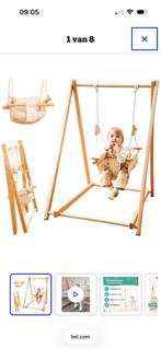 Houten baby schommel, Ophalen of Verzenden, Zo goed als nieuw