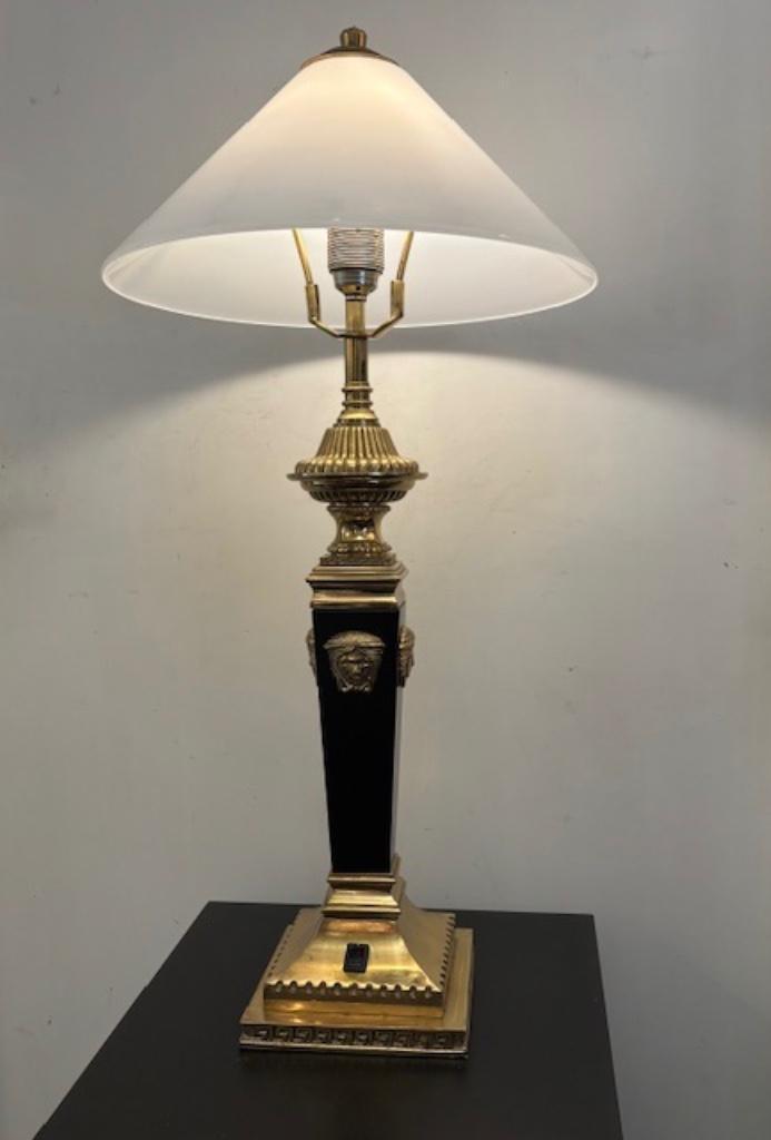 zeldzame - Versace Tronco di Piramide tafel lamp, Huis en Inrichting, Lampen | Tafellampen, Gebruikt, 50 tot 75 cm, Ophalen