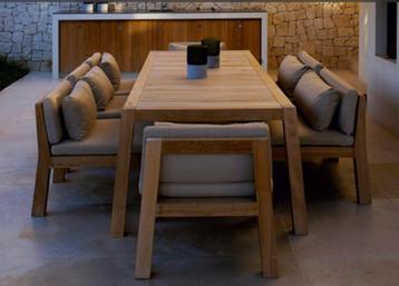 GEVRAAGD Piet Boon tuinset tafel Anne en Niek loungechairs beschikbaar voor biedingen