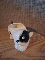 Vintage mini bloempotje Bulldog, Ophalen of Verzenden, Gebruikt