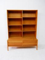 Scandinavische boekenkast, jaren 60, Gebruikt, 100 tot 150 cm, Eikenhout, Scandinavisch