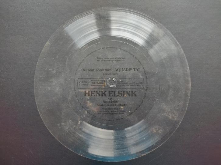 flexi single Henk Elsink op Aquadelta, Cd's en Dvd's, Vinyl Singles, Gebruikt, Single, Nederlandstalig, 7 inch, Ophalen of Verzenden