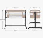 Kinderkraft Neste Up 2 - Co-sleeper / Aanschuifbedje, Ophalen, Zo goed als nieuw, Ledikant