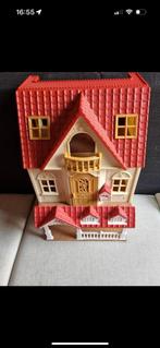 Sylvanian family startershuis met uitbreiding, Ophalen of Verzenden, Zo goed als nieuw, Poppenhuis