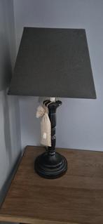 Zwarte tafellamp, 57 cm hoog, Huis en Inrichting, Lampen | Tafellampen, Ophalen, 50 tot 75 cm