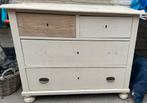 Houten vintage Kommode / Commode om op te knappen, Huis en Inrichting, Ophalen, Gebruikt, 50 tot 100 cm, 3 of 4 laden