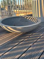 Fiberstone Jumbo bowl M Grey, Tuin en Terras, Bloembakken en Plantenbakken, Ophalen, Kunststof, Gebruikt, Rond