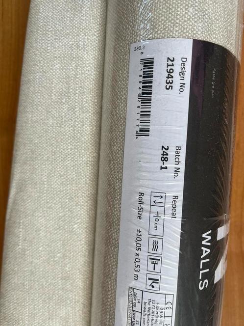 Diverse rollen BN Walls linnen look behang, Huis en Inrichting, Stoffering | Behang, Beige, Bruin, 10 tot 25 m², Ophalen