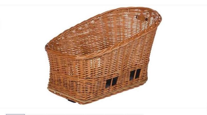 Hondenmand MIK-M (achter op fiets), Dieren en Toebehoren, Hondenmanden, Nieuw, Riet, Ophalen of Verzenden