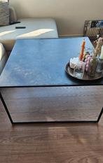 Bijna gratis salontafel 80x80 cm metaal, Huis en Inrichting, Tafels | Salontafels, Ophalen, 50 tot 100 cm, Vierkant, 50 tot 100 cm