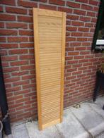 LOUVRE DEUR HOUTEN RAAM-MUURSCHERM BLANK HOUT 1.53 X 38CM, Huis en Inrichting, Woonaccessoires | Kamerschermen, Ophalen, Zo goed als nieuw