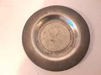 31. Antiek Tinnen Bord, Ophalen of Verzenden