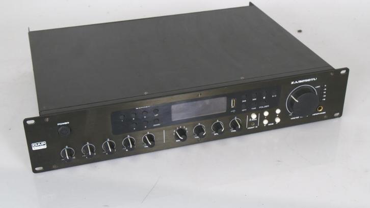 DAP Audio ZA-9250TU 250W 4-Zone Mixer Versterker USB/FM/MP3, Audio, Tv en Foto, Converters, Ophalen of Verzenden