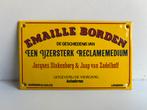 Mini emaille bordje, Ophalen of Verzenden, Zo goed als nieuw, Reclamebord