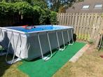 Groot zwembad met pomp en verwarming, Ophalen, Gebruikt, 200 tot 300 cm, 80 tot 120 cm