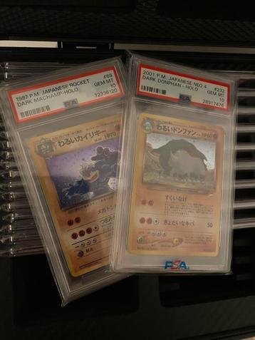GEZOCHT: Japanse PSA Pokemon Kaarten (WOTC ERA) beschikbaar voor biedingen