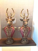 2st NIEUW Decoratieve herten buste in warme herfstkleuren, Ophalen of Verzenden, Nieuw