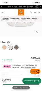 Stokke sleepi uitbreiding set v2 (incompleet!, wit), 70 tot 85 cm, Ophalen of Verzenden, Zo goed als nieuw, Lattenbodem