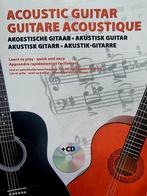 Acoustic Gitaar. + Cd. Leer methode.  Ongebruikt., Gitaar, Les of Cursus, Ophalen of Verzenden, Zo goed als nieuw