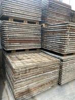 Gebruikte steenschot grenen 5x105x140 CM met stalen rand