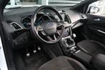 Ford Kuga 1.5 EcoBoost ST-Line Pano Trek Navi Cam Led Leder, Auto's, Ford, 4 cilinders, Wit, Bedrijf, Handgeschakeld