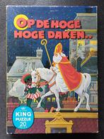 Vintage puzzel Sinterklaas en zwarte Piet ( King), Ophalen of Verzenden, Gebruikt
