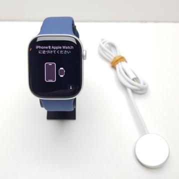  Apple Watch Series 10 46mm Zilver - Blauw bandje - 3 Maa beschikbaar voor biedingen