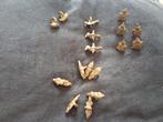 Antiek brons amulet talisman hanger 17x africa oa vogel, Ophalen of Verzenden