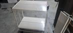 Opklapbare tafel, Ophalen, Zo goed als nieuw, Rechthoekig, Metaal of Aluminium