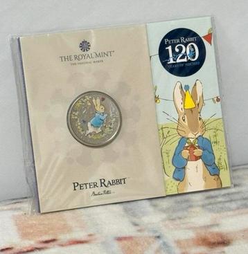 Peter Rabbit 2022 £5 Brilliant Uncirculated Coin Royal mint beschikbaar voor biedingen