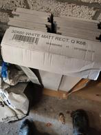 6 tegels 60 x30 wit /mat ,gratis op te halen., Ophalen, Nieuw, Minder dan 5 m²