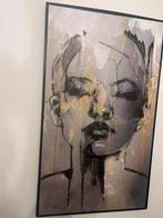 Abstract Portret Schilderij, Antiek en Kunst, Kunst | Schilderijen | Klassiek, Ophalen of Verzenden