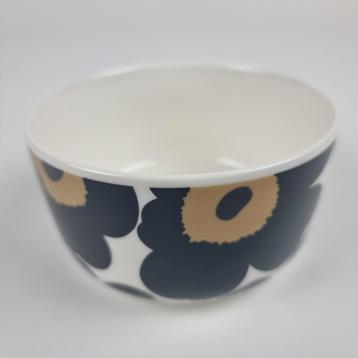 Marimekko Unikko kom wit zwart goud 5dl beschikbaar voor biedingen