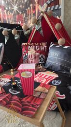 Slaapfeestje thema Movie Night tipifeestjes, Hobby en Vrije tijd, Feestartikelen | Verhuur, Ophalen, Zo goed als nieuw
