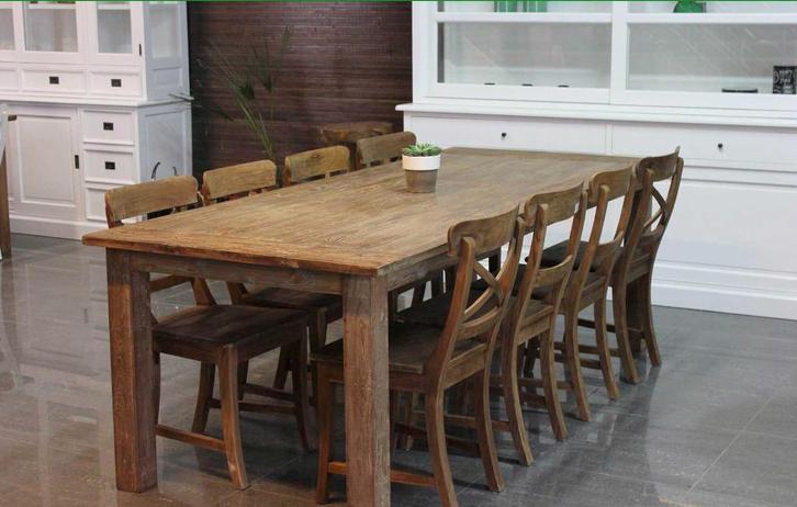 Nieuwe luxe of teak eetkamerstoelen - stoelen bij TEAK2, Huis en Inrichting, Stoelen, Nieuw, Vijf, Zes of meer stoelen, Hout, Kunststof